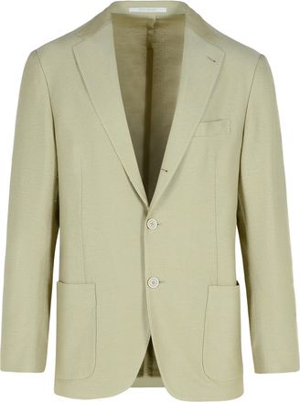 Eleventy Cremefarbener Blazer aus Baumwollmischung von Eleventy