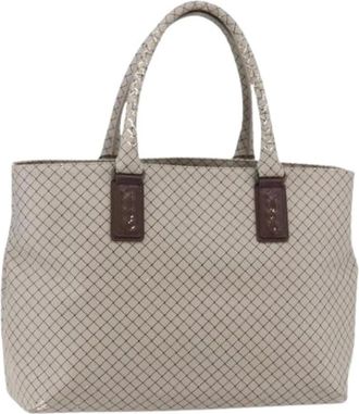 Bottega Veneta Pre-owned Tote Bags, female, Gray, Size: ONE SIZE Pre-owned Vintage Tote Bag