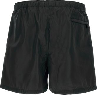 Valentino Garavani Mens Black Polyamide Swim Shorts