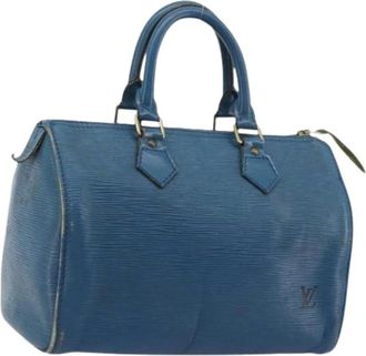 Louis Vuitton Pre-owned Handbags, female, Blue, Size: ONE SIZE Pre-owned Speedy 25 Hand Bag