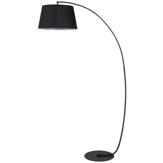 HOMCOM L&aacute;mpara de pie 105x47x190 cm negro