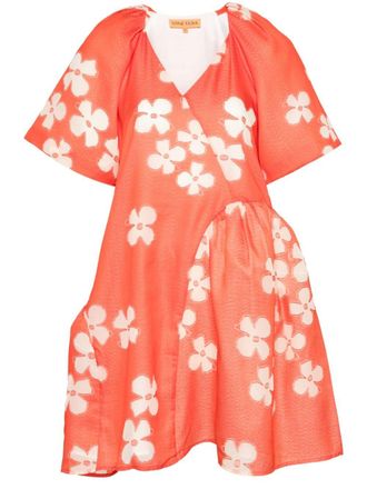 Stine Goya Cali midi dress - Orange