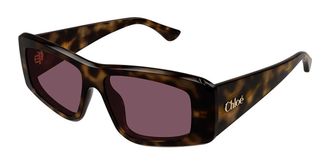 Chloé CH0299S 002 Womens Sunglasses Tortoiseshell Size 55