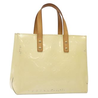 Louis Vuitton Reade Monogram Vernis Beige Patent_Leather Bag (Pre-Owned)