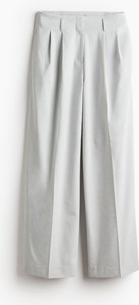 H&M Elegante Hose - Grau