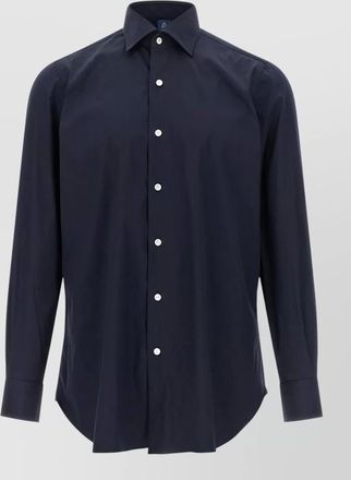 Finamore cotton long-sleeve shirt