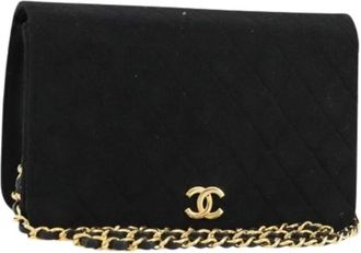 Chanel Pre-owned Shoulder Bags, female, Black, Size: ONE SIZE Pre-owned Vintage Shoulder Bag
