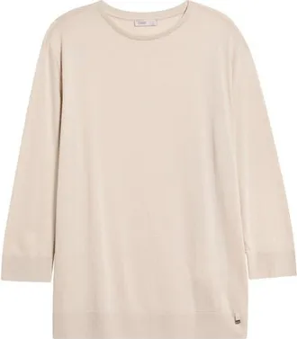Herno M&eacute;lange Jersey Sweater in 1985 Chantilly at Nordstrom, Size X-Large