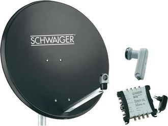 Schwaiger Schwaiger Spi9961set6 Sistema Sat Antracita 80 Cm