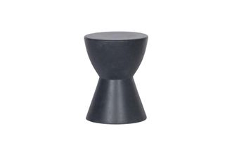 Woood Taburete fibra de vidrio antracita