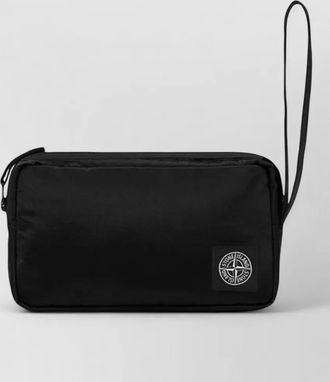 Stone Island coated nylon clutch bag
