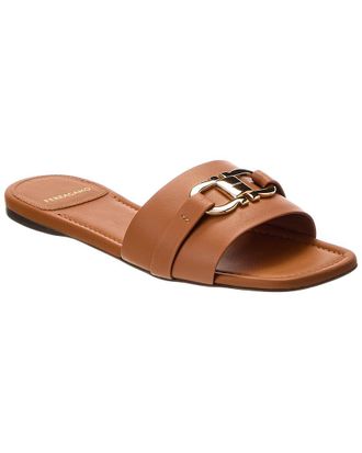 Ferragamo Leah Ornament Leather Sandal
