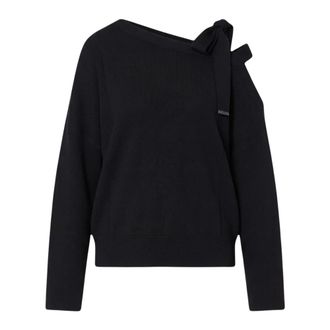 Liu Jo Maglia con Fiocco - - Knitwear - Donna - Nero - L