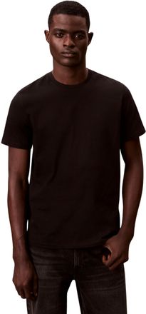 Calvin Klein Jeans Mens SS Classic Monogram TEE LV04RD254G Tees, Black (Black), M