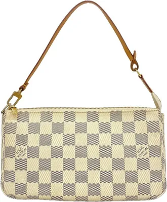 Louis Vuitton White Pouch (Pre-Owned)