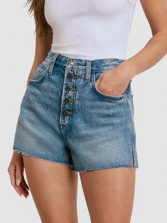 Favorite Daughter Caroline High Rise Denim Short In Helena