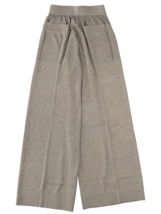 Circus Hotel Wide-Leg Tailored Trousers - Gray