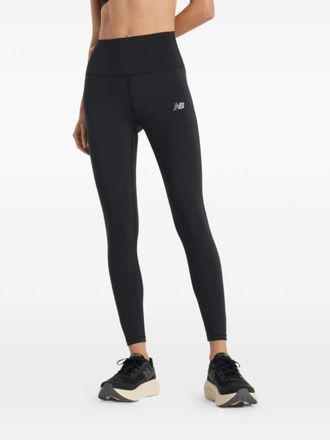 New Balance logo-detail leggings - Black