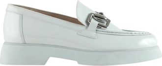 H&ouml;gl Blauwe Patent Leren Loafers - Dames - Loafers - Blauw - 41 EU - Schoenen