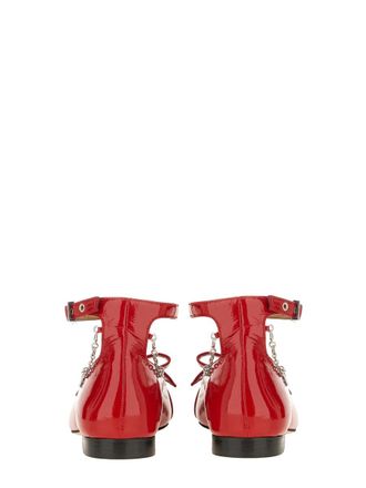Ganni Ballerina Flat - Red