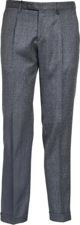 BRIGLIA 1949 Heren, Broeken, Grijs, Maat: 3XL Wol