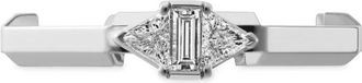 Gucci Ybc 744971002 - Witgoud 18kt- diamanten - Link to Love ring in 18kt witgoud en diamanten - Dames - Ringen - Grijs - 50 MM - Accessoires