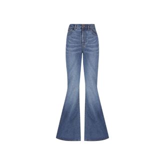 Chlo&eacute; Chloe Cotton Denim Flared Jeans
