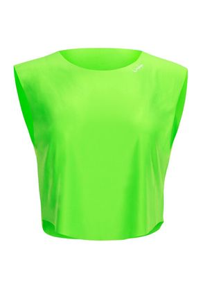 Winshape Crop-Top WINSHAPE AET115, Damen, Gr. XXL, gr&uuml;n (neon gr&uuml;n), 80% Polyester, 20% Elasthan, Rundhals, Tops Crop-Top, Cropped Functional Light