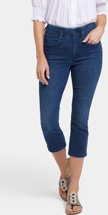 NYDJ Ami High Waist Skinny Capri Pants in Ibiza Blues at Nordstrom, Size 12