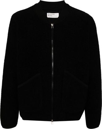 Universal Works zipped bomber jacket - men - Recycled Polyester/Wool - S - Black