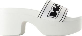 Alexander Wang Aw Webbing Platform Sandals