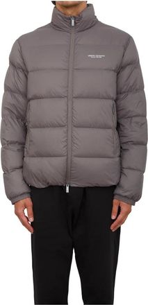A|X Armani Exchange Grijze Donsjas Stijlvol en Warm - Heren - Winterjassen - Grijs - S - Jassen