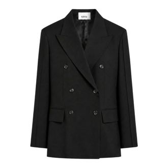 Erika Cavallini Semi Couture Blazer doppiopetto - - Jackets - Donna - Nero - M