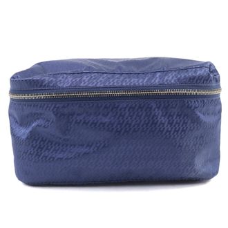 Herm&egrave;s Blue Silk 100% Pouch (Pre-Owned)
