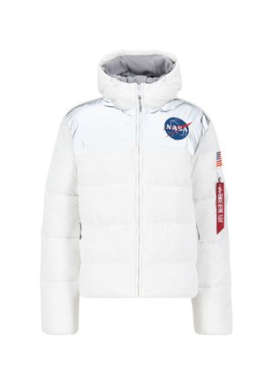 Alpha Industries Winterjacke ALPHA INDUSTRIES HP NASA Jacket, Herren, Gr. XXL, wei&szlig;, Obermaterial: 100% Nylon, Lining/F&uuml;llung: 100% Polyester, Jacken Winterjacke