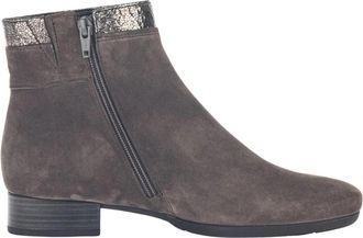 Gabor Elegante Su&egrave;de Enkellaars - Dames - Enkellaarsjes - Grijs - 36 EU - Su&egrave;de - Schoenen