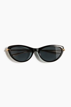 H&M Cat-Eye-Sonnenbrille - Schwarz