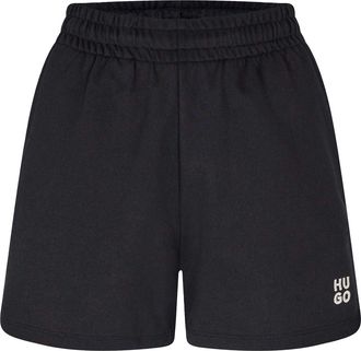 HUGO BOSS Hugo Ninosta-sweatshorts voor dames (Zwart)