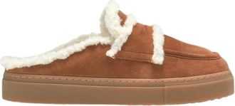 INUIKII Wollen Muiltje in Koperbruin - Dames - Slip ons - Bruin - 36 EU - Wol - Schoenen