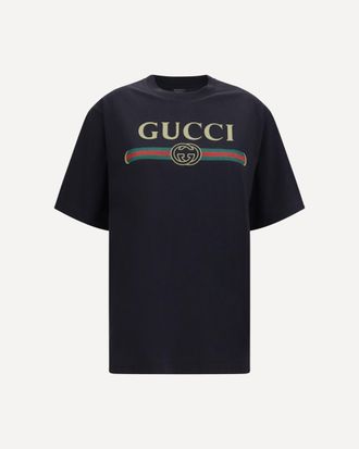Gucci Cotton and silk jersey T-shirt Female XS