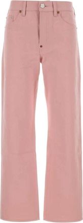 Kenzo Straight Leg Jeans in Japanese Denim - Dames - Regular Fit Jeans - Roze - W26 - Denim - Jeans