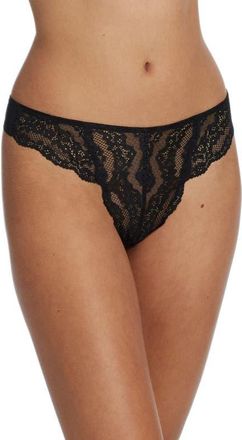 Skarlett Blue Impress Thong in Black at Nordstrom, Size Xx-Large