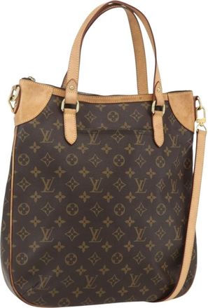 Louis Vuitton Odeon Monogram Canvas Brown Canvas Handbag (Pre-Owned)