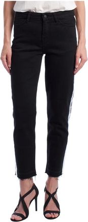 Zadig&Voltaire Rechte Broek - Dames - Cropped Jeans - Zwart - W25 - Katoen - Jeans