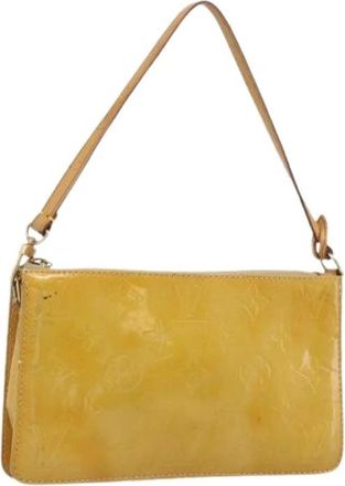 Louis Vuitton Pre-owned Accessory Pouch - Dames - Vintage Schoudertas - Beige - ONE Size - Leer - Vintage