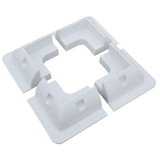 OEM Juego De 1 Soporte Universal De 4 Esquinas Para Paneles Solares, No Requiere Perforaci&oacute;n, Con Adhesivo, Para Autocaravanas, Barcos, Techos Planos, Car