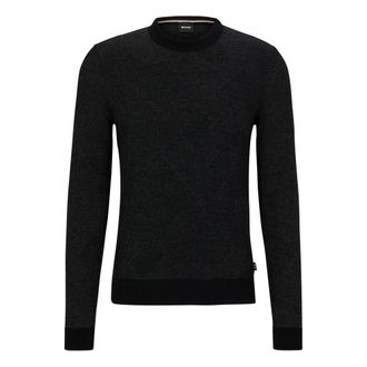 HUGO BOSS Hombre, Jerseys, Negro, Talla: S