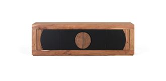 Giner&Colomer Mueble tv de madera de acacia con 4 puertas