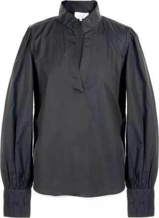 H&eacute;st H&eacute;st, Overhemden, Dames, Zwart, XS, Katoen, Mie Blouse