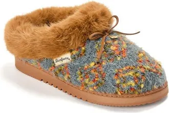 Dearfoams Daphne Knit Clog Slippers in Grey at Nordstrom, Size X-Large
